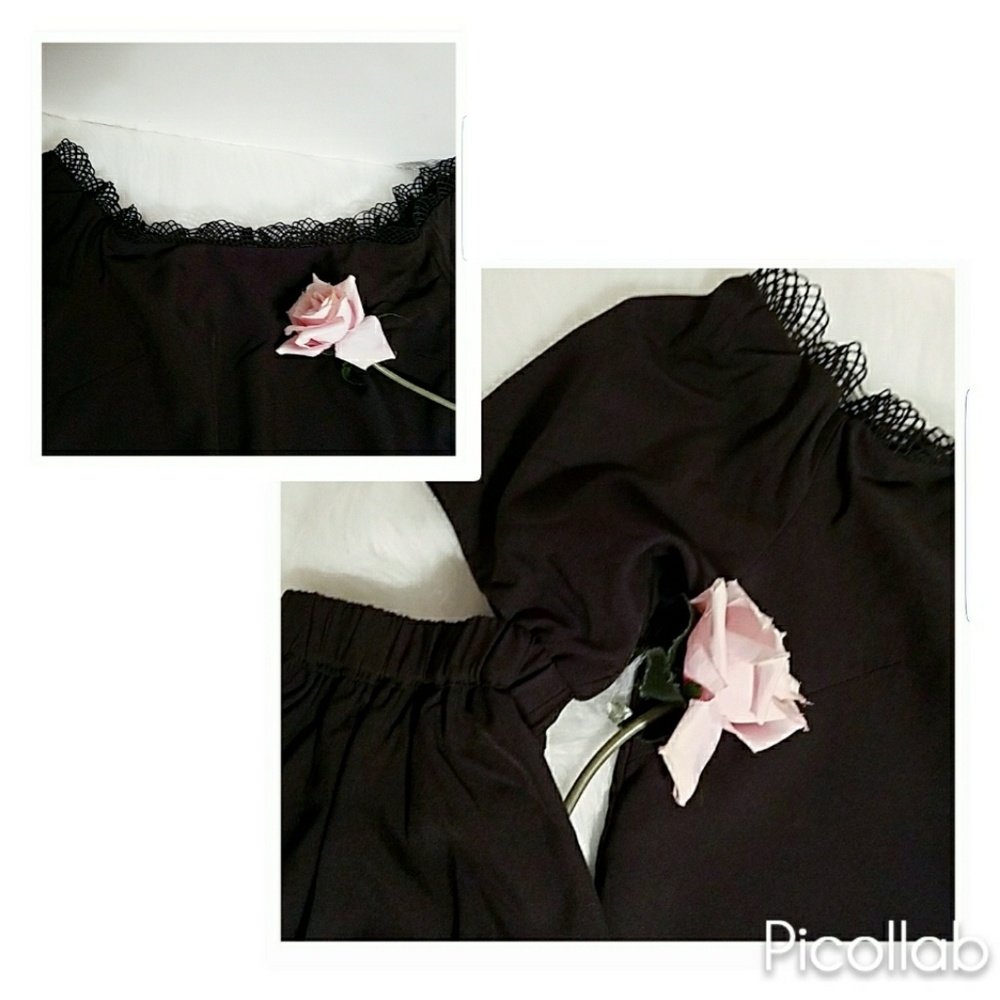 🐩"Midnight Gypsy" Off-Shoulder dress - Picture 3 of 4